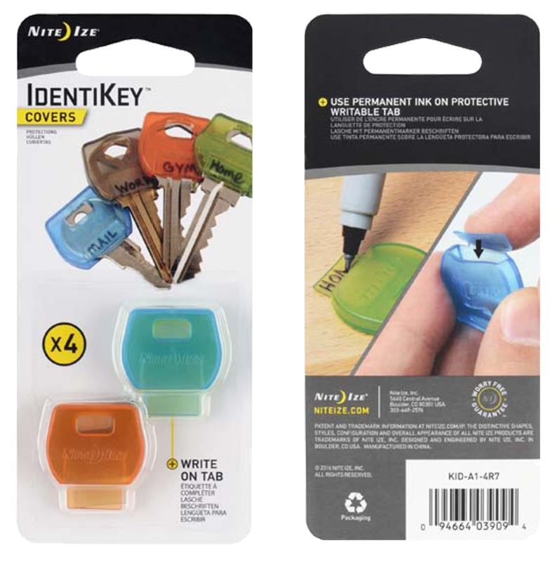 KEY COVERS ASSORTED 4PK       