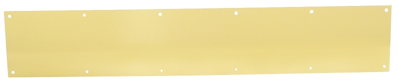 KICKPLATE SB 6X 34 BRT BRASS  