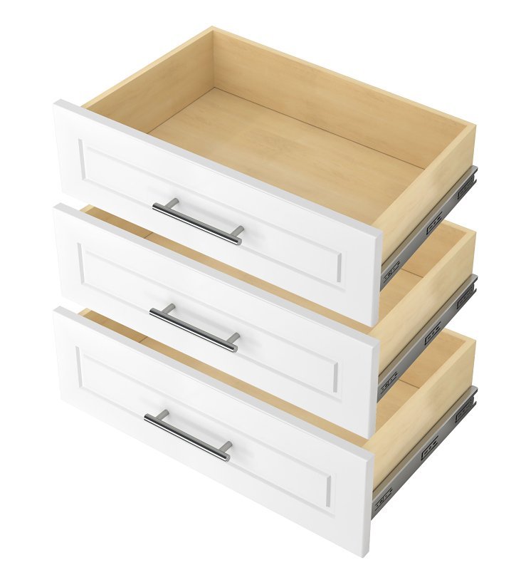 KIT ADD-ON DRAWERS WHITE      