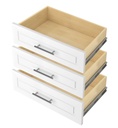 KIT ADD-ON DRAWERS WHITE      