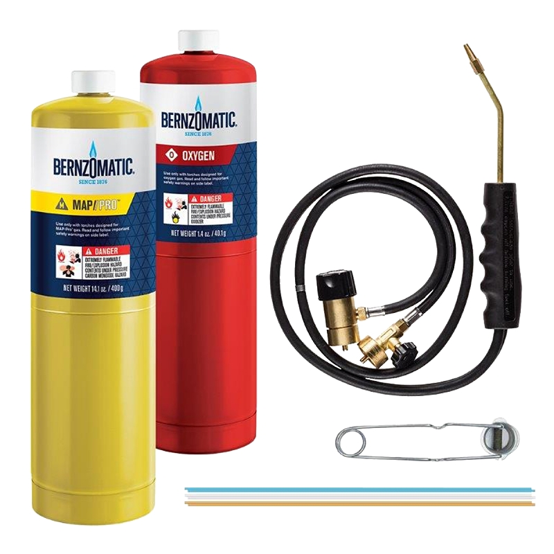 KIT TORCH BRAZING PREC FLAME  