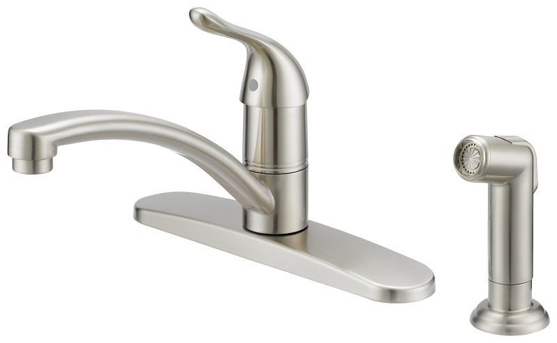 KITCHEN FAUCET 1HDL SPRAY BN  