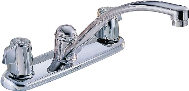 KITCHEN FAUCET 2-HNDL CHROME  