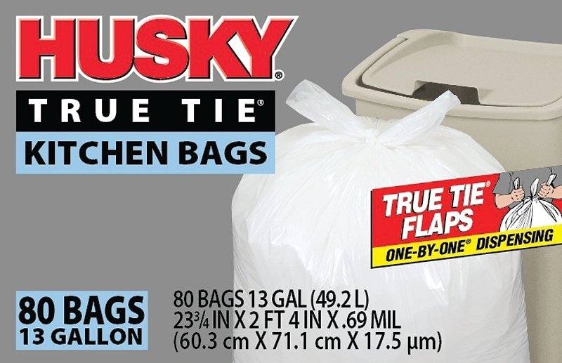 KITCHEN FLAP TIE WHT 13GL 80CT