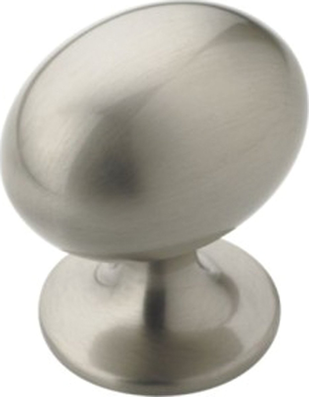 KNOB 1-3/8IN ALLISON SATNICKEL