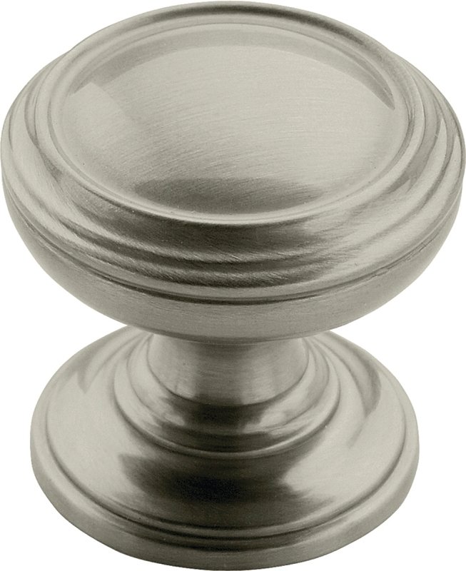 KNOB CABINET 1-1/4IN SAT NKL  