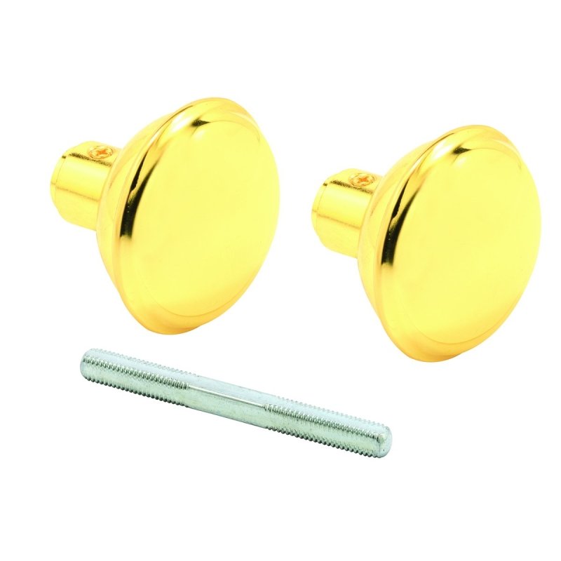 [1416551] KNOB DOOR SET BRASS 2-3/16IN  