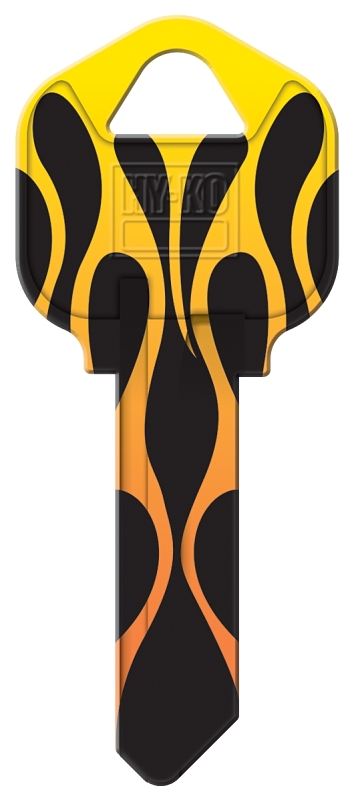 KW1-18 KEYBLANK FLAMES        