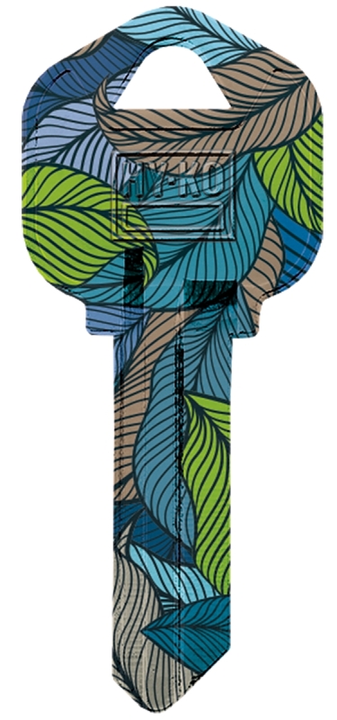 KW1-39 KYBLNK BLU/TAN LEAVES  