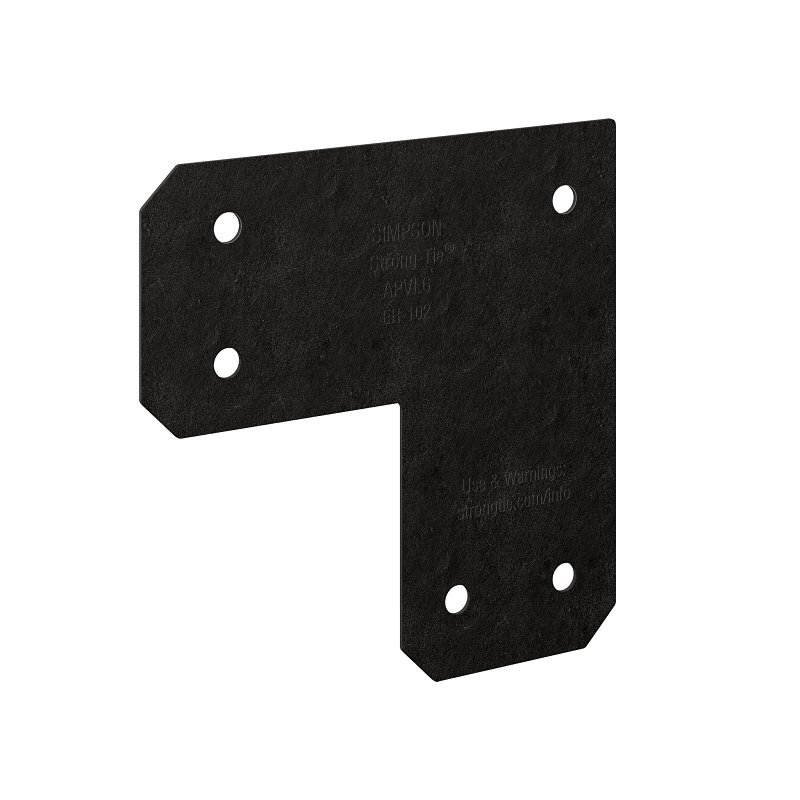 L-STRAP ZMAX BLACK 12GA 6X6IN 