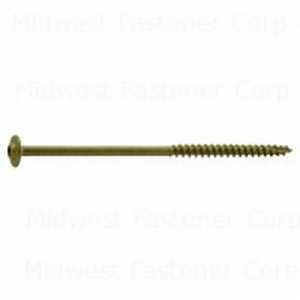 LAG SCREW STAR TAN 3/8 X 8IN  