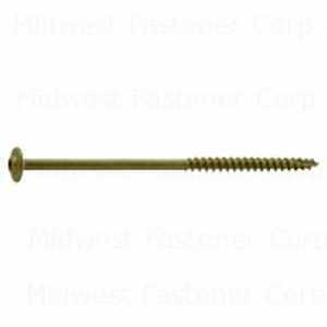 LAG SCREW STAR TAN 5/16 X 6IN 