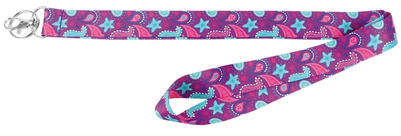 LANYARD W/ASST PURPLE 1IN     