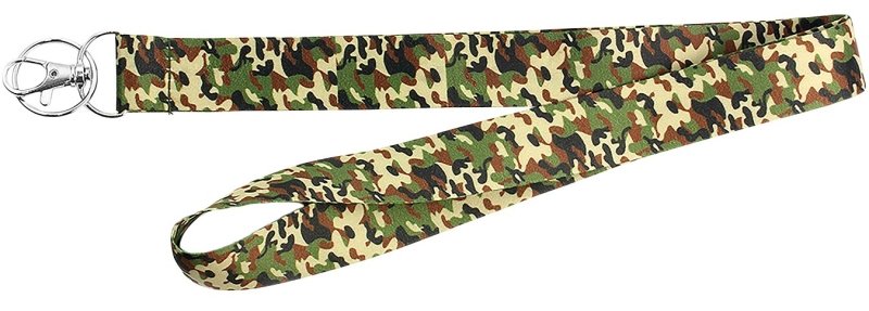 LANYARD W/CAMOUFLAGE 1IN      