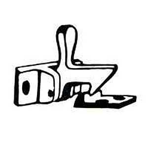 LATCH CABINET ALUMINUM NATURAL