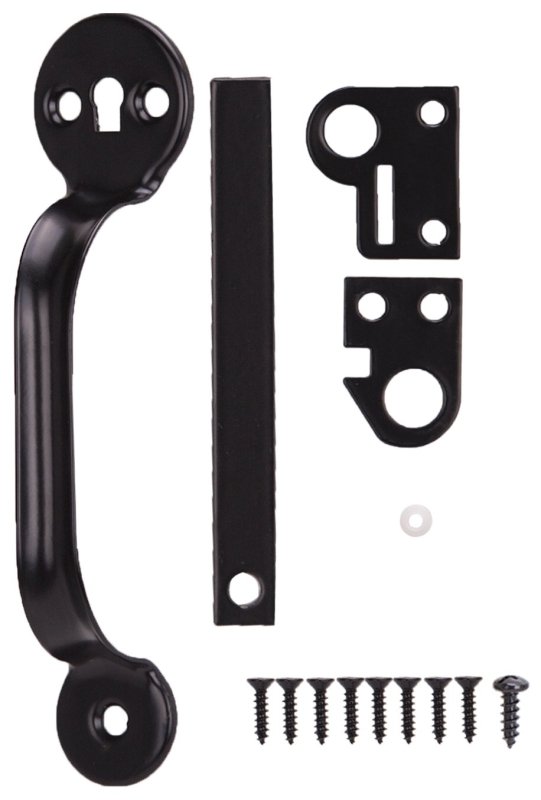 [1127562] LATCH THUMB STEEL BLACK       