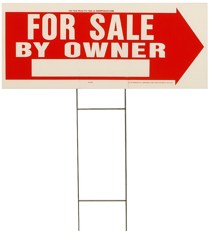 LAWN SIGN FOR SALE OWNER 10X24