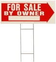 LAWN SIGN FOR SALE OWNER 10X24