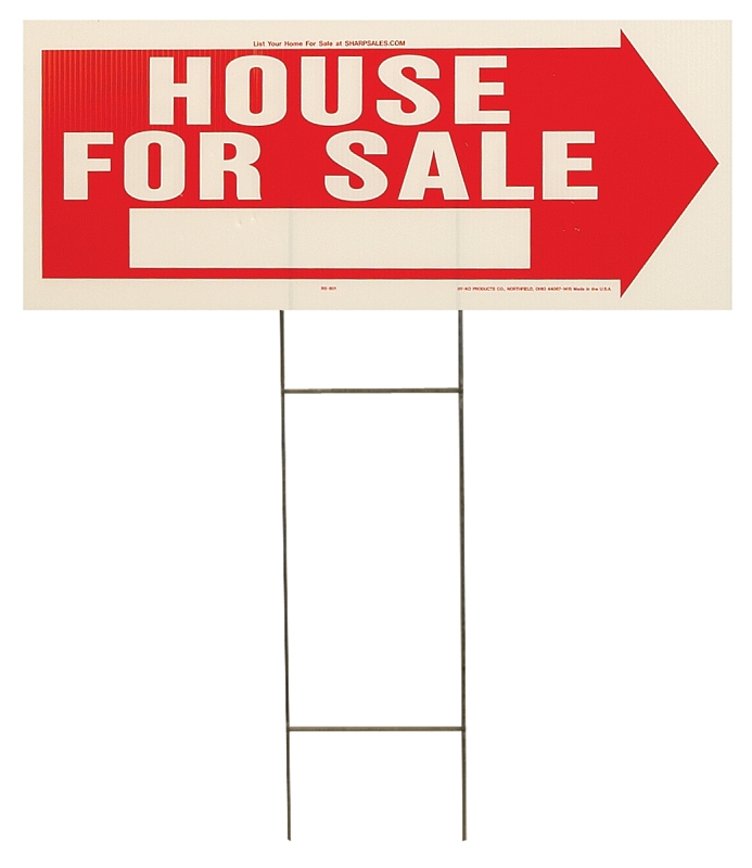 LAWN SIGN HOUSE FOR SALE 10X24
