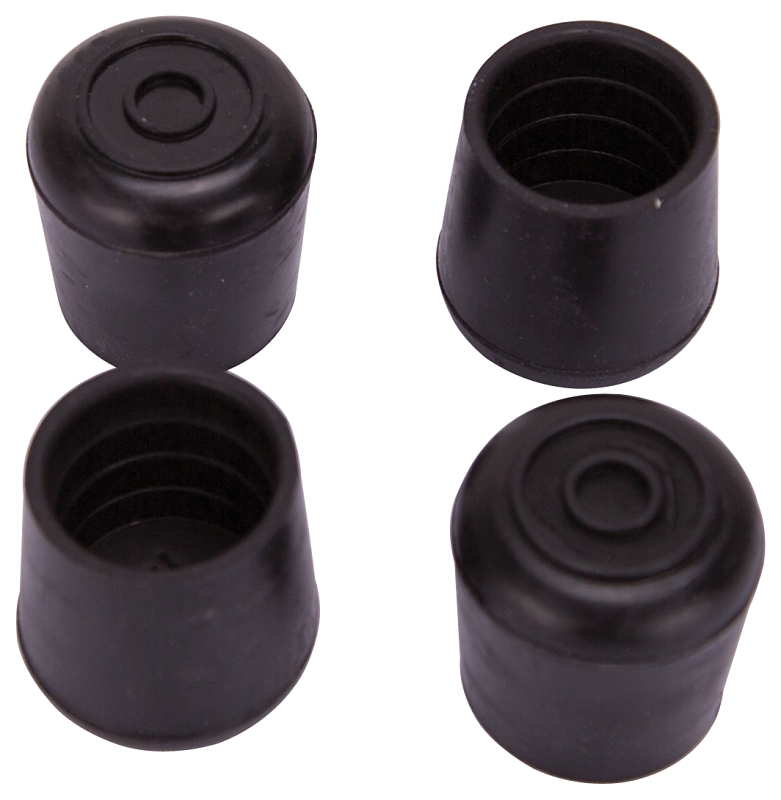 LEG TIP RUBBER BLACK 1-1/4IN  