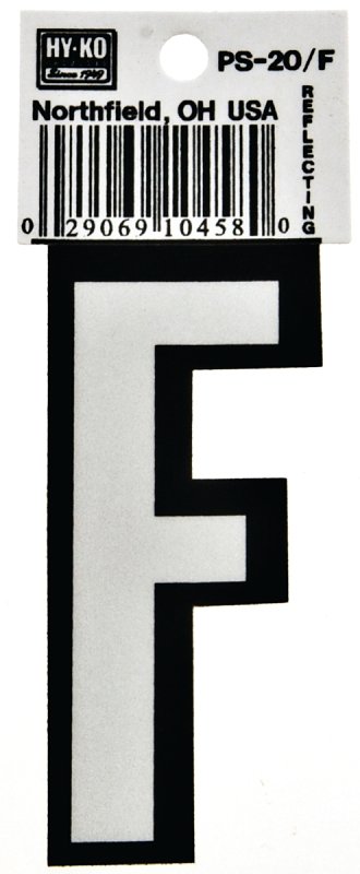 LETTER HOUSE F 3-1/4IN REFL   