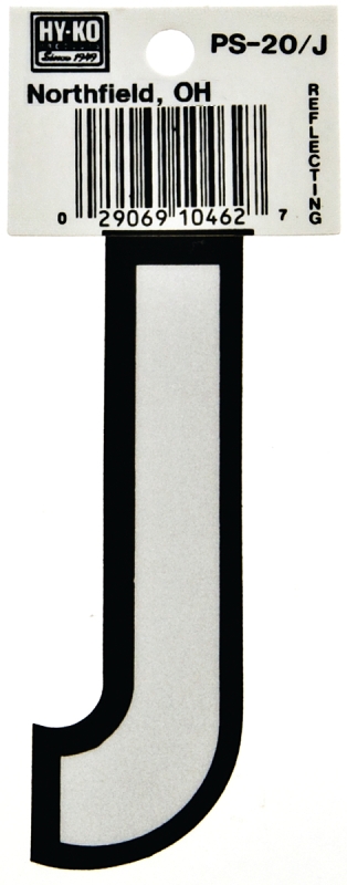 LETTER HOUSE J 3-1/4IN REFL   