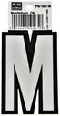 LETTER HOUSE M 3-1/4IN REFL   