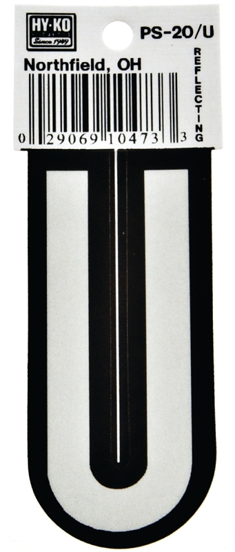 LETTER HOUSE U 3-1/4IN REFL   