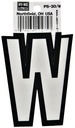 LETTER HOUSE W 3-1/4IN REFL   