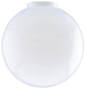 LIGHT GLOBE POLYCARBONATE WHT 