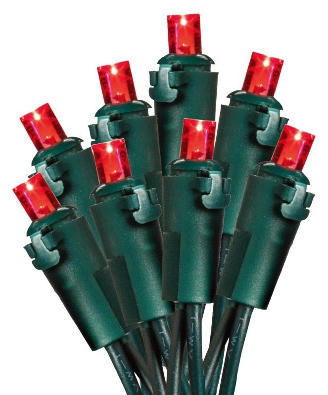 LIGHT LED RED 70CT 5MM        