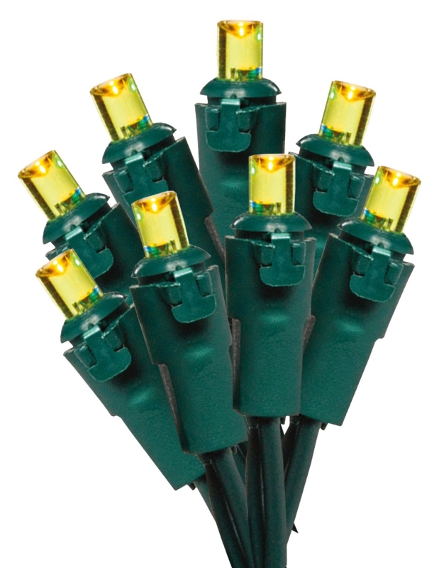 LIGHT LED YELLOW 70CT 5MM     