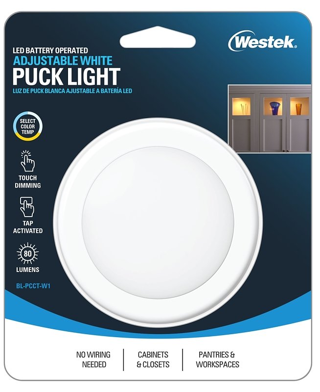 [2756997] LIGHT PUCK LED 3/4/5K 80LM WHT