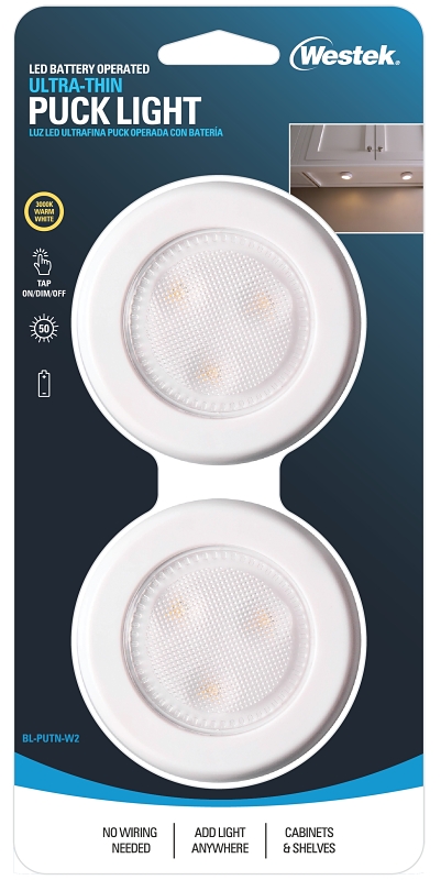 LIGHT PUCK LED 3000K 50LM WHT 