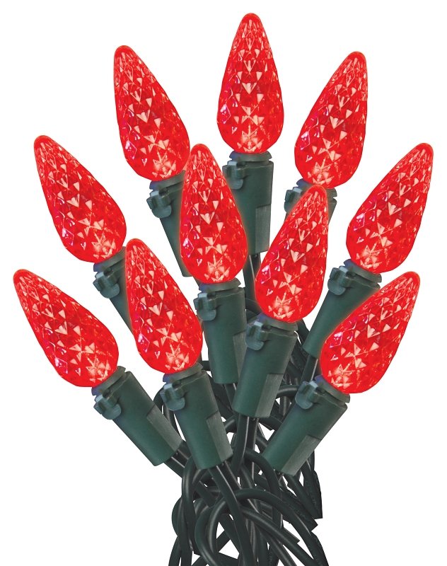 LIGHT SET C6 STS RED 60L      