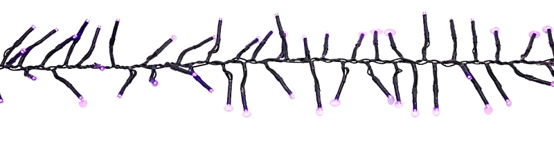 LIGHT TWINKLING CLUS LED PURP 