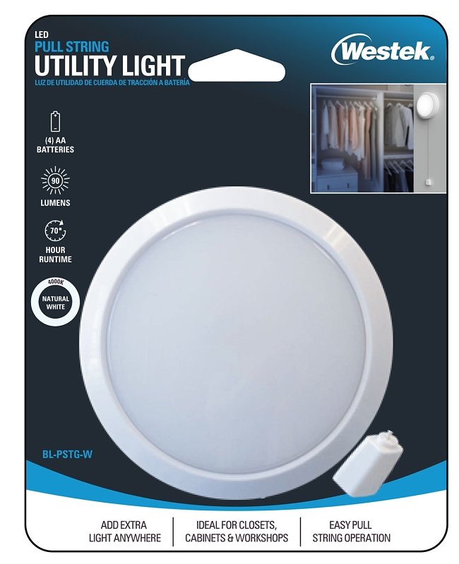 LIGHT UTIL LED 4000K 90LM WHT 