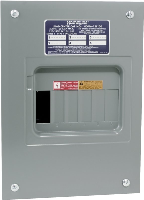 LOADCNTR MAINLUG HOM INDR 100A