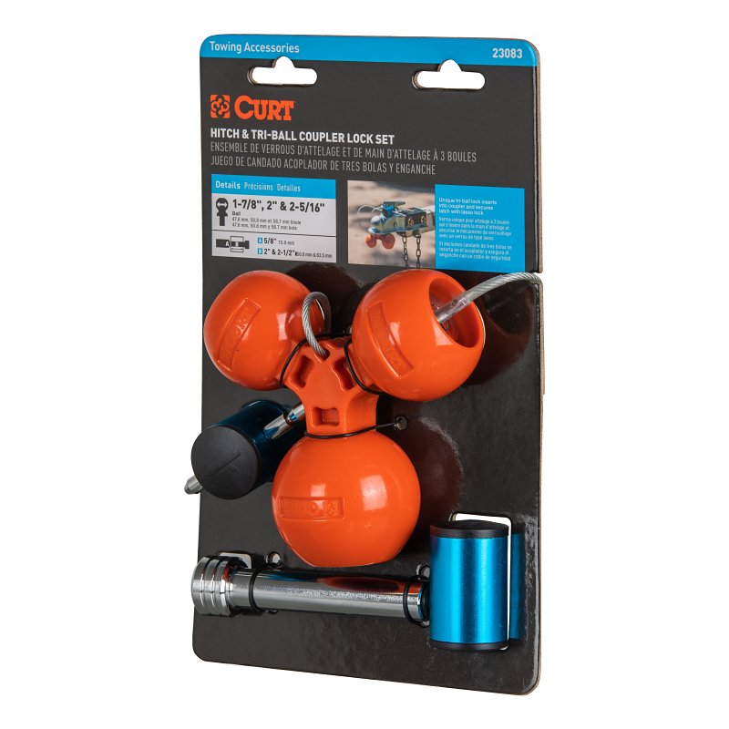 LOCK COUPLR ST HITCH&TRIL-BALL