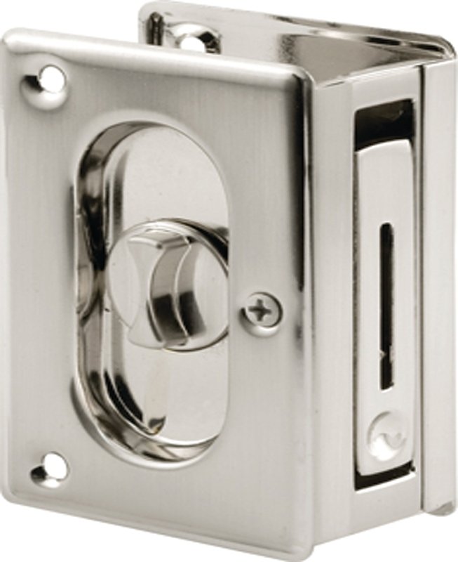 [6520423] LOCK POCKET DOOR SATIN NICKEL 