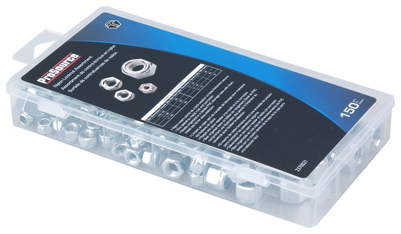 LOCKNUT ASSORTMENT 150PC      