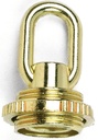 LOOP SCREW COLLAR 1/4IP BRASS 