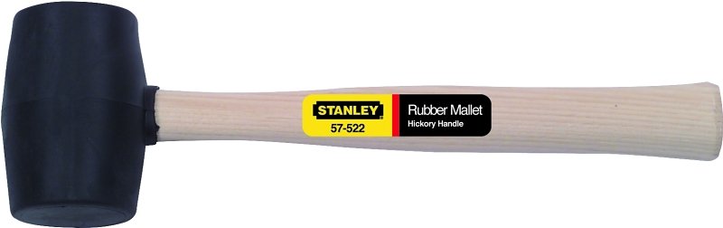 MALLET RUB WD HANDLE BLK 18OZ 