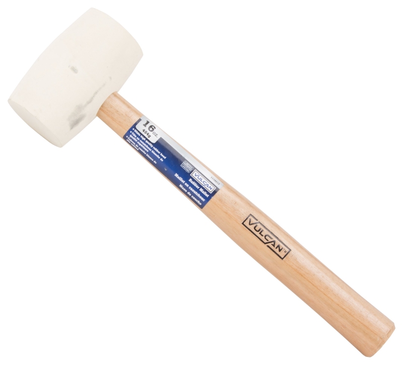 MALLET RUBBER WHITE 16OZ      