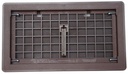 MANUAL FNDTN VENT W/DAMPER BRW