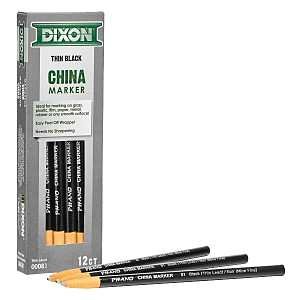 MARKER CHINA BLACK THIN LEAD  