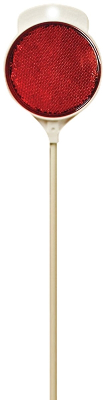 MARKER DRIVEWAY 48IN RED FBGL 