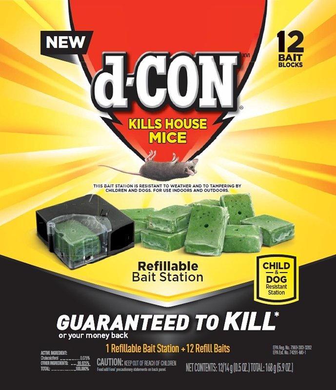 MICE BAIT STATION REFILL 12CT 