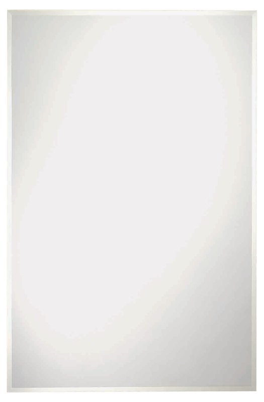 MIRROR FRAMELESS BEVEL 24X36IN