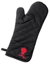 MITT BBQ BLACK HEAT RESISTANT 